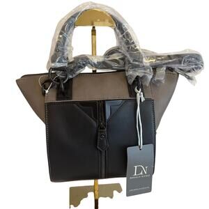 Danielle Nicole Women's Gray Adjustable Strap Alexa Mini Tote Crossbody Bags NWT